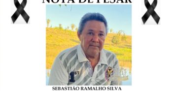 NOTA DE PESAR – FALECIMENTO DO SR. SEBASTIÃO RAMALHO SILVA, PIONEIRO DE BRASIL NOVO